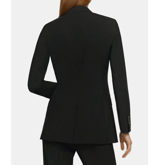NWT Theory Double-Breasted Blazer in Stretch Wool - Picture 4 of 12